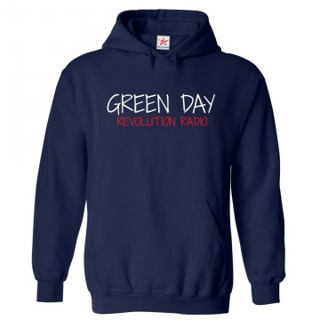 Green Day Revolution Radio Classic Unisex Kids and Adults Fan Pullover Hoodie for Rock Music Lovers`							 									 									